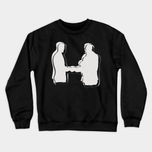 Shake hands. Crewneck Sweatshirt